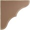 Ekena Millwork 1 3/4"W x 10"D x 10"H Stratford Wood Vintage Decor Bracket, Weathered Brown BKTWD02X10X10STBR - alternate 2